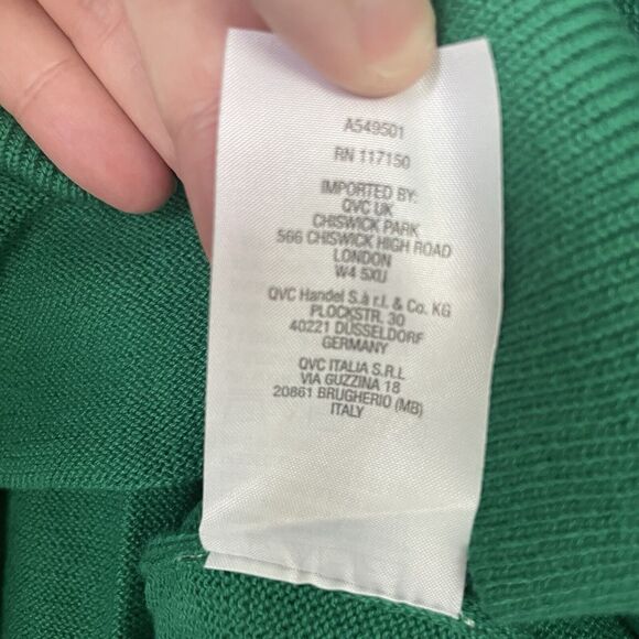 Belle by Kim Gravel Sweater Holiday Party Minimalist Crew Neck Top Womens 3XL - Picture 8 of 11